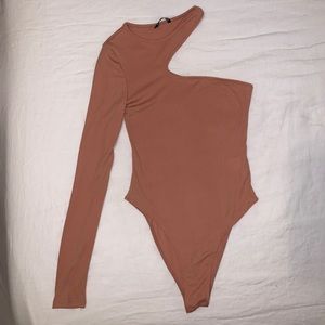 Brand new asymmetrical bodysuit